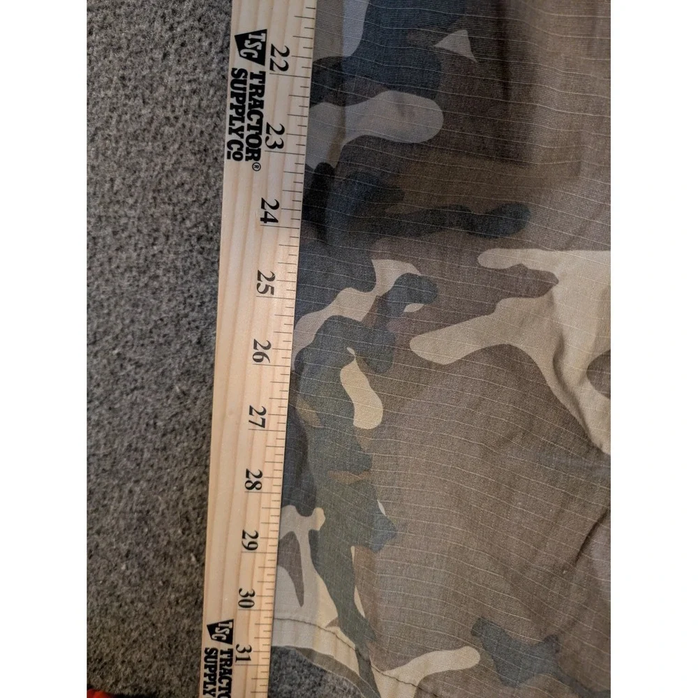 Wrangler Pants Mens 32x32 Green ATG All Terrain Camouflage Cargo Nylon Outdoor
